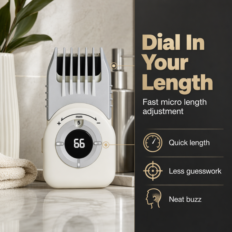 ✂️📱 Cordless Hair Clipper – 4-in-1, Waterproof, USB-C – for Hair & Beard! 🌟