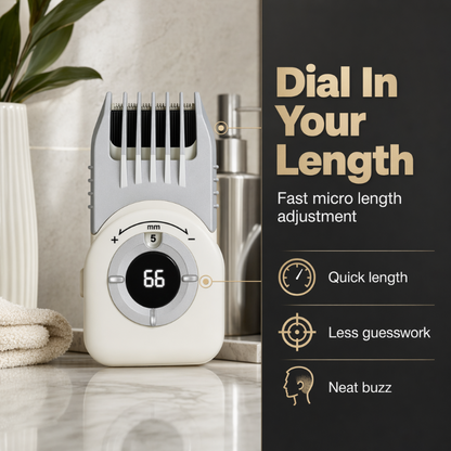 ✂️📱 Cordless Hair Clipper – 4-in-1, Waterproof, USB-C – for Hair & Beard! 🌟
