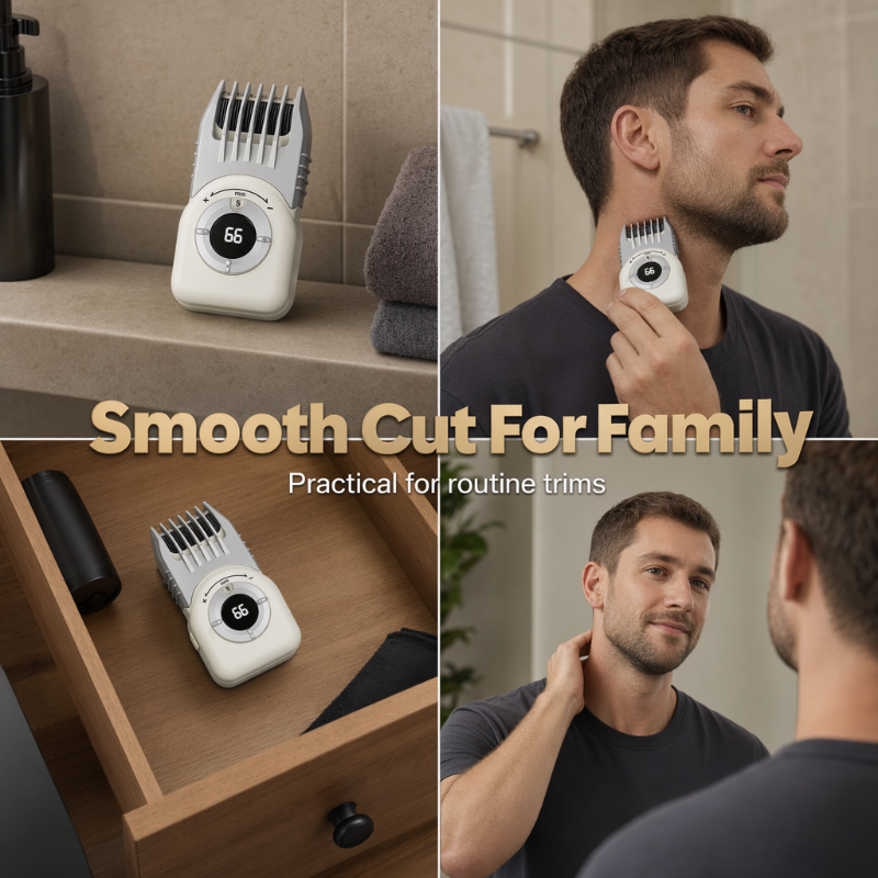 ✂️📱 Cordless Hair Clipper – 4-in-1, Waterproof, USB-C – for Hair & Beard! 🌟