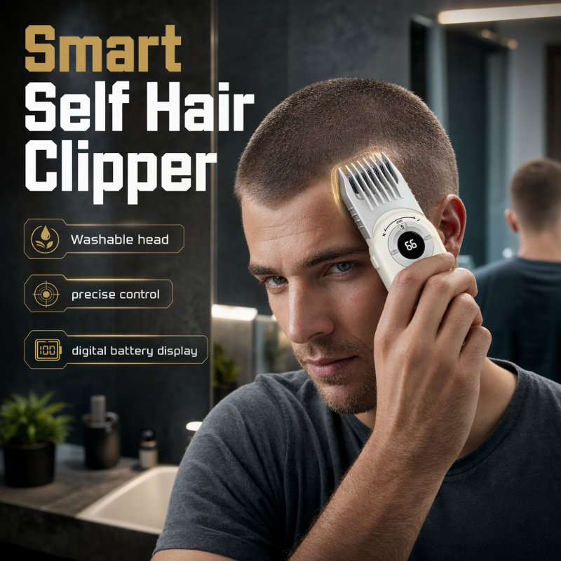 ✂️📱 Cordless Hair Clipper – 4-in-1, Waterproof, USB-C – for Hair & Beard! 🌟