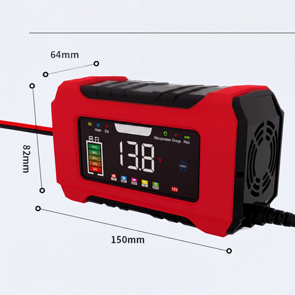 🔋50% OFF NOW! 12V 6A Smart Car Battery Charger, Pulse Repair Charger With LCD Display – Automatic Maintainer for Car Motorcycle RV Lead-Acid Batteries