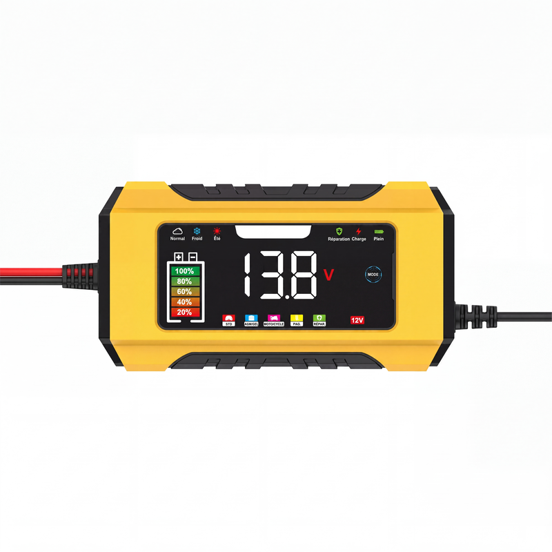 🔋50% OFF NOW! 12V 6A Smart Car Battery Charger, Pulse Repair Charger With LCD Display – Automatic Maintainer for Car Motorcycle RV Lead-Acid Batteries