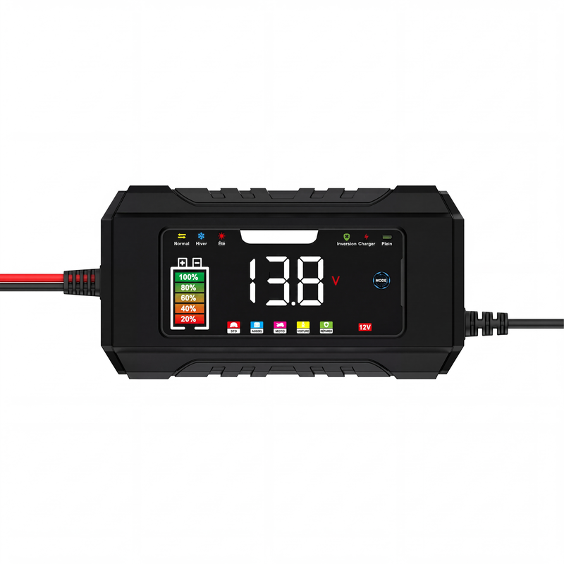 🔋50% OFF NOW! 12V 6A Smart Car Battery Charger, Pulse Repair Charger With LCD Display – Automatic Maintainer for Car Motorcycle RV Lead-Acid Batteries