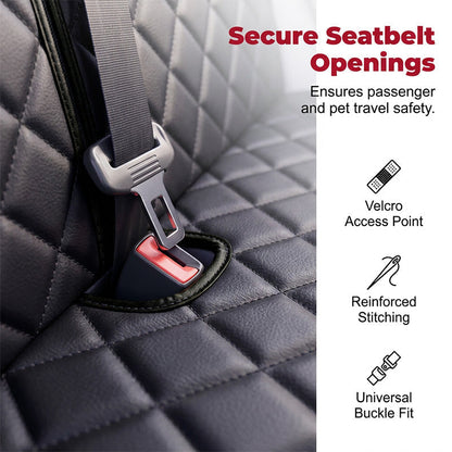 ⏳Time-Limited Special⏰Dog Car Seat – From £21.99! Waterproof, seatbelt openings & foldable. Clean car, happy pet – grab yours! ✅