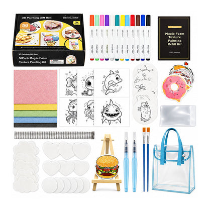 Puffy Foam Painting Kit for Kids