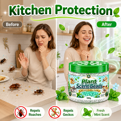 Natural Plant Gecko Repellent Gel Beads