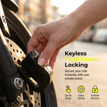 Heavy Duty Waterproof Disc Brake Lock