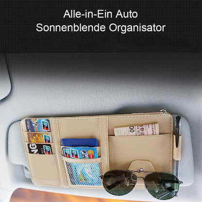 All-in-One Car Sun Visor Organizer
