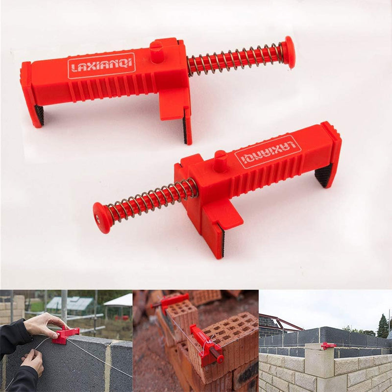 🔧 Save 60%! 🧱 Brick Line Clips – Adjustable PA6, durable & easy setup ✨