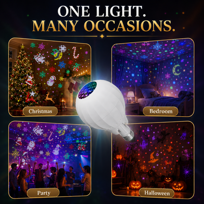 🎁2026 New Arrivals 50% OFF💥Rotating Christmas Projector Bulb | 16 Patterns