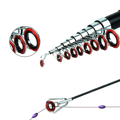 Complete Travel Fishing Gear Set & Carrying Bag