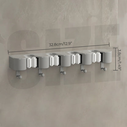 Wall-Mounted Mop & Broom Holder