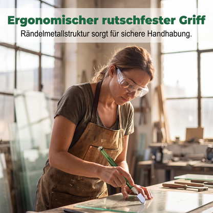 💎 Professioneller Glasschneider mit Ritzrad für Glas und Keramikfliesen