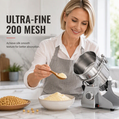 Grind Anything Instantly! No-Stall Multi-Blade Electric Grinder