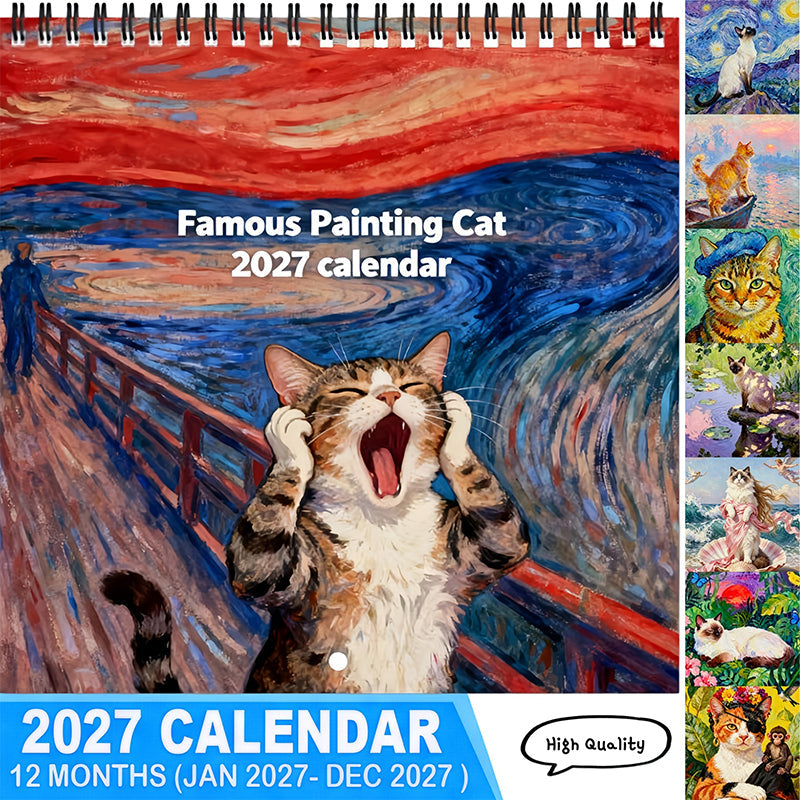 ⏳Limited-time 50% off🐱📅2027 Funny Cat Meme Calendar