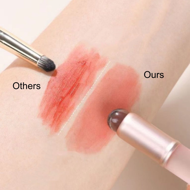 Portable Silicone Lip Brush with Protective Cap