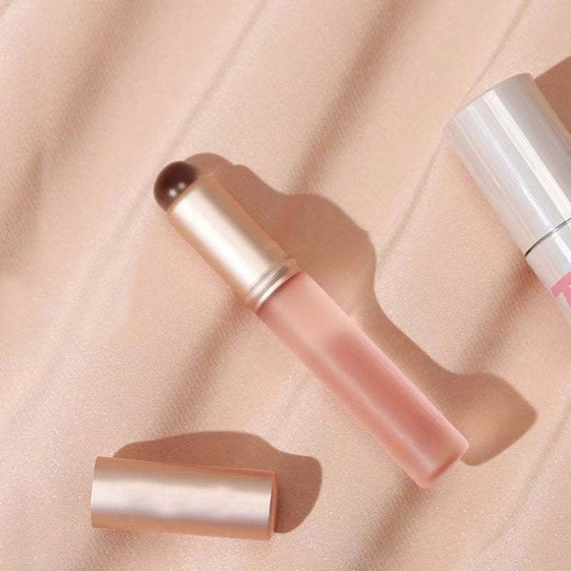 Portable Silicone Lip Brush with Protective Cap