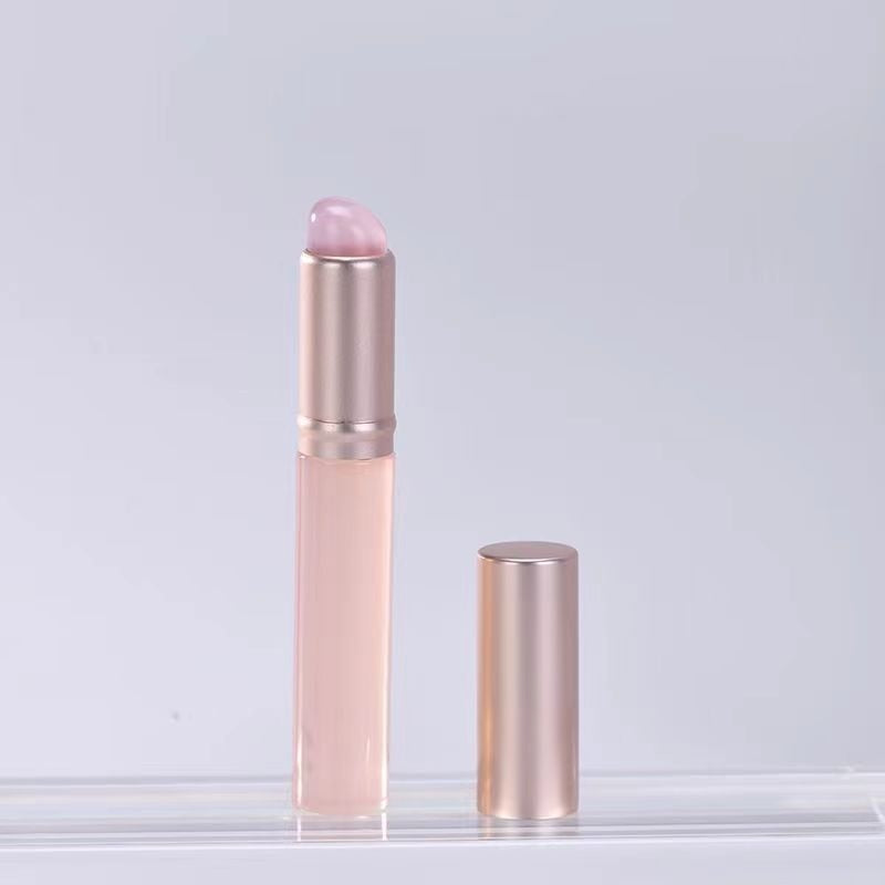 Portable Silicone Lip Brush with Protective Cap