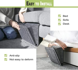 Organize Bedside Instantly! No-Tool Slide-In Storage Organizer