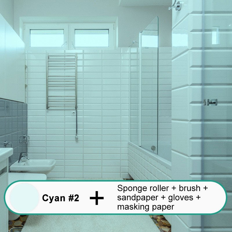 Universal Water-Based Formula Anti-Peeling Tile Paint Set