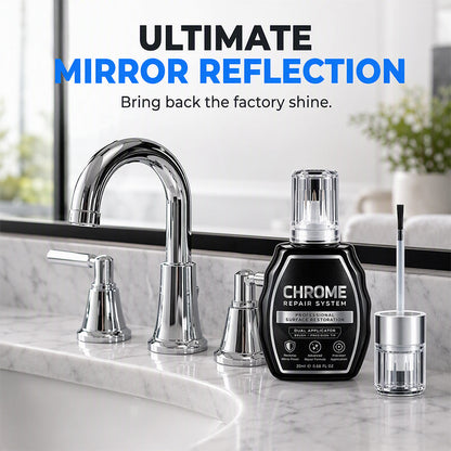 🥳 HOT SALE 2026 🥳 💞 50,000+ SOLD! ✨🚗 Chrome Restoration Set – Removes Oxidation & Restores High-Gloss Metallic Finish | Premium Quality