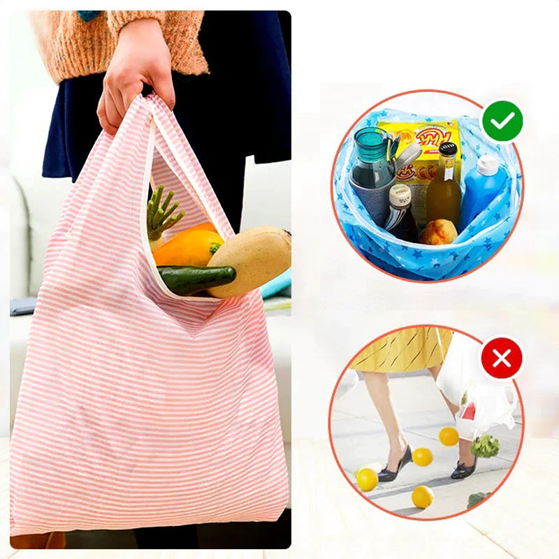 Reusable and waterproof organic grocery bags