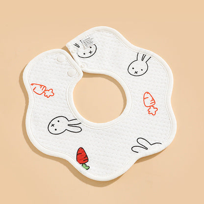 [Best Gift For Baby] Newborn Baby Cotton Drooling Towel Bib