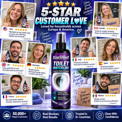 📢📢50% OFF !! ⏰Toilet Bowl Waterline Cleaner Spray