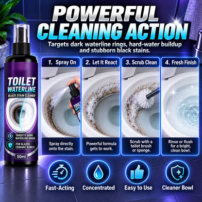 📢📢50% OFF !! ⏰Toilet Bowl Waterline Cleaner Spray