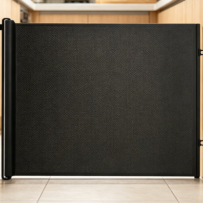Retractable Punch-Free Pet Gate for Indoor Doorways and Stairs