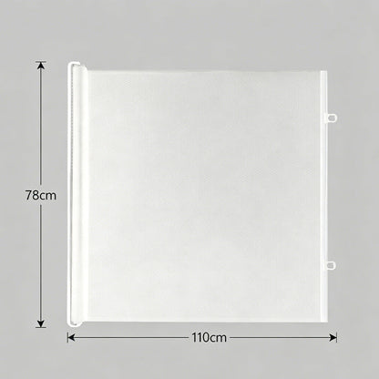 Retractable Punch-Free Pet Gate for Indoor Doorways and Stairs