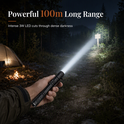 Mini LED Penlight Aluminum Alloy Pocket Flashlight