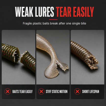 Soft Plastic Worm Fishing Lures