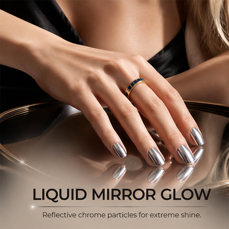 💅 50% OFF! ✨ No-Bake Galaxy Chrome Nail Polish – High-Shine Liquid Mirror Finish, Instant Air-Dry & Streak-Free Wide-Fan Brush – Salon Look Without the Lamp 💫