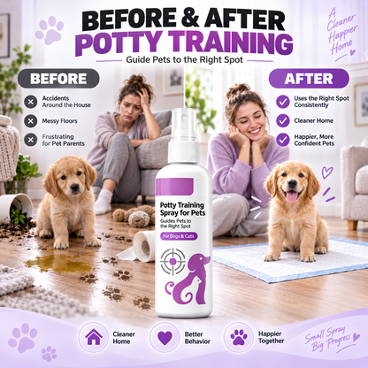 Pet Potty Training Spray for Dogs and Cats