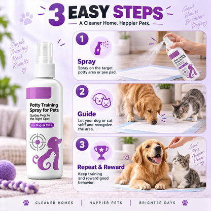 Pet Potty Training Spray for Dogs and Cats