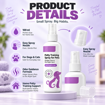 Pet Potty Training Spray for Dogs and Cats