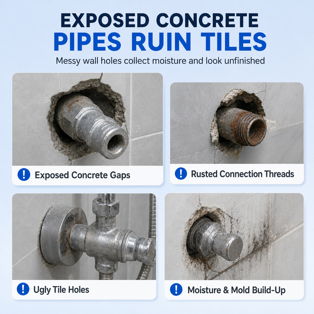 Split Wall Pipe Decorative Cover