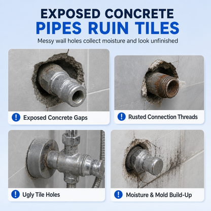 Split Wall Pipe Decorative Cover