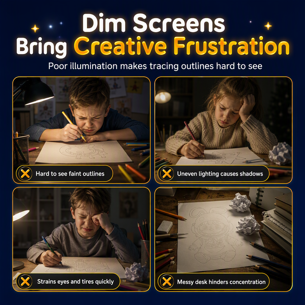 Kids Light Up Tracing Board for Drawing & Learning