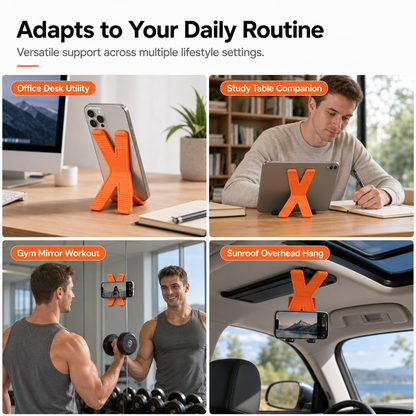 ⏳Time-Limited Special⏰Portable Foldable X-Shaped Silicone Phone Stand Flexible Mobile Phone Holder