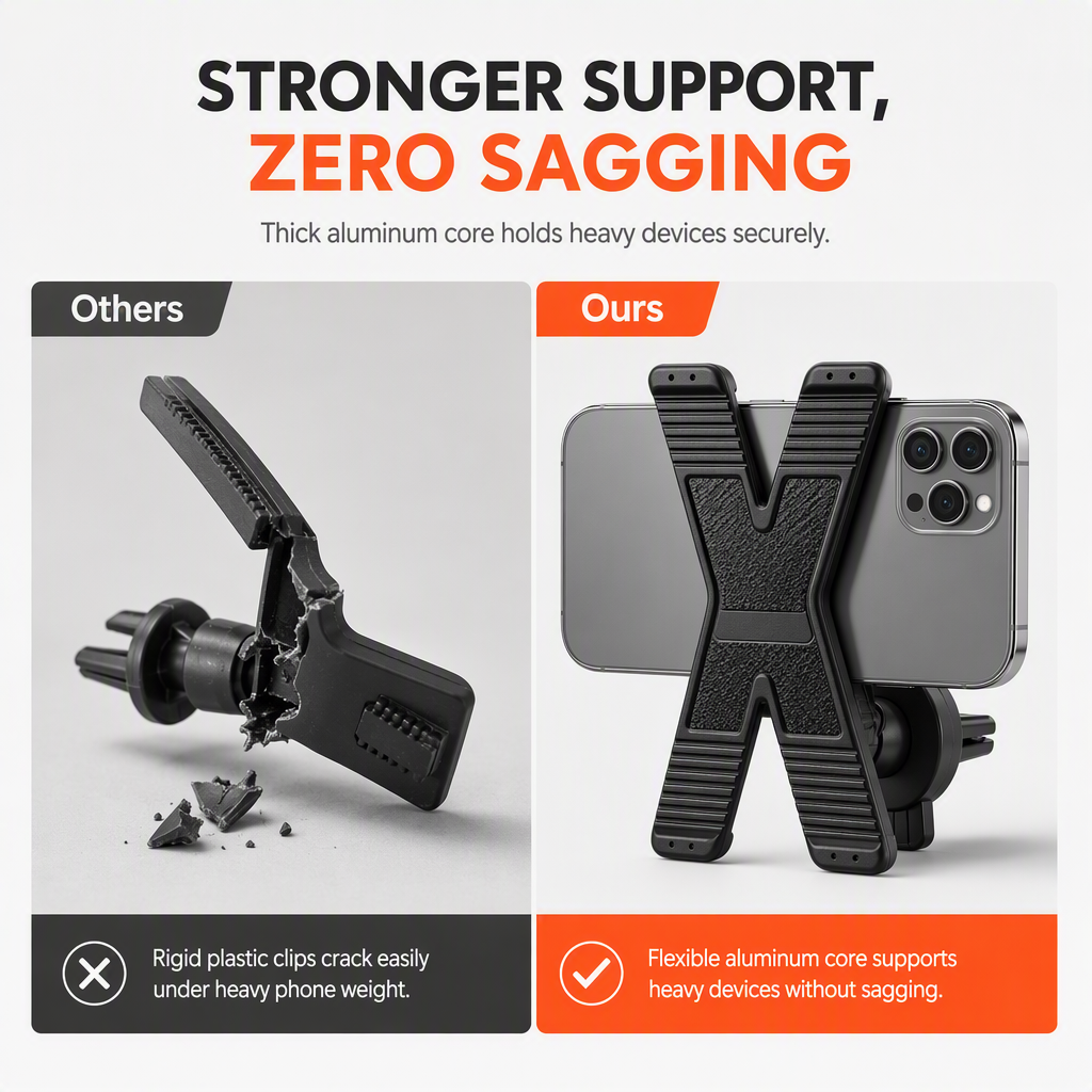 ⏳Time-Limited Special⏰Portable Foldable X-Shaped Silicone Phone Stand Flexible Mobile Phone Holder