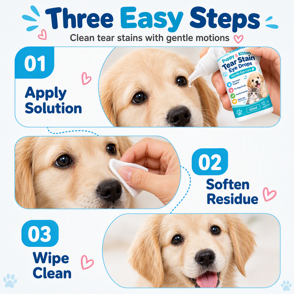 Gentle Tear Stain Remover Eye Drops