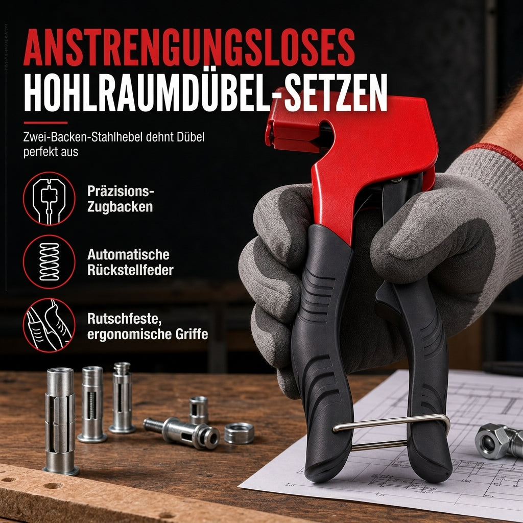 🔩 LIMITED-TIME 50% OFF! ✨ Rivet Nut Gun for Hollow Wall Anchors – Heavy-Duty, Easy Operation, Stable Fastening 🛠️