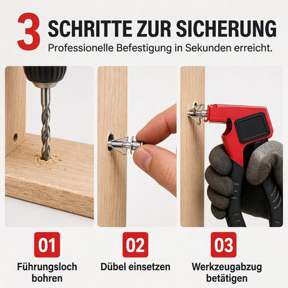 🔩 LIMITED-TIME 50% OFF! ✨ Rivet Nut Gun for Hollow Wall Anchors – Heavy-Duty, Easy Operation, Stable Fastening 🛠️