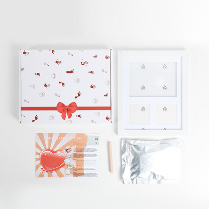 🐾 52% OFF! DIY keepsake set for pet paw prints – wooden frame, soft clay, and space for a photo – preserve a cherished memory forever 🖼️🐱