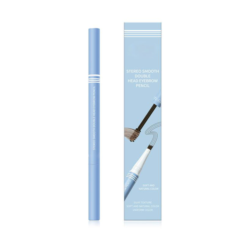 Double-Head Eyebrow Pencil for Defined Hair Strokes