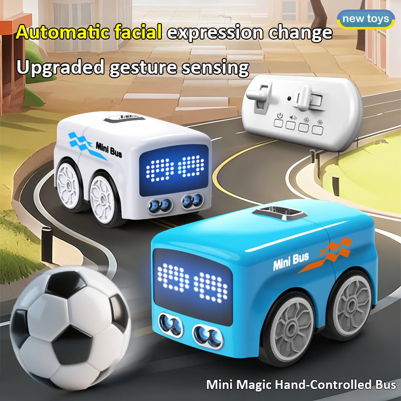 Intelligent Remote Control Mini Bus with LED Expressions