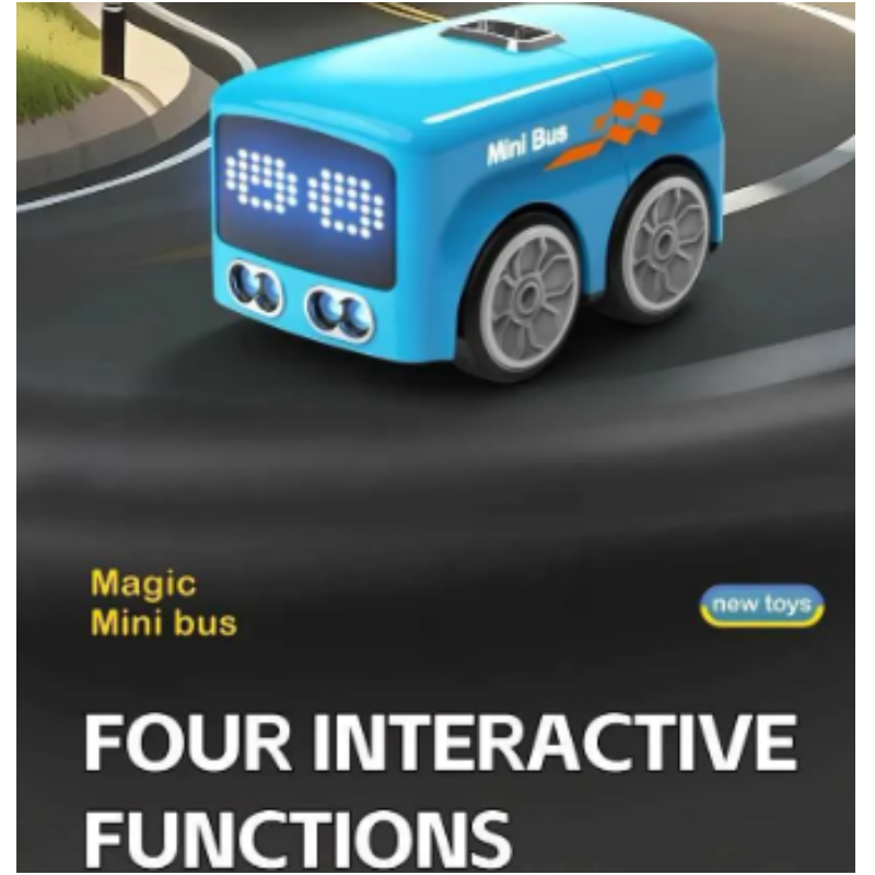 Intelligent Remote Control Mini Bus with LED Expressions