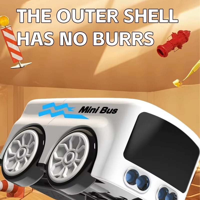Intelligent Remote Control Mini Bus with LED Expressions